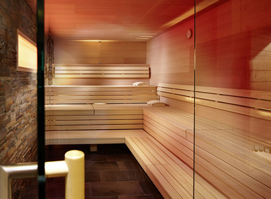 Sauna and wellness centre at Hotel Melanie in Salzburg